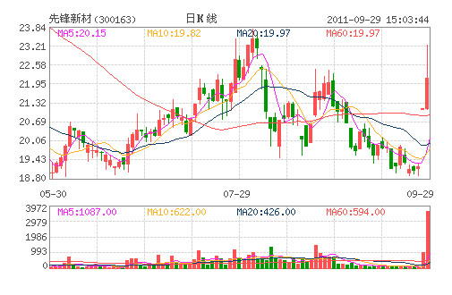 先锋新材(300163) 先锋新材(300163)